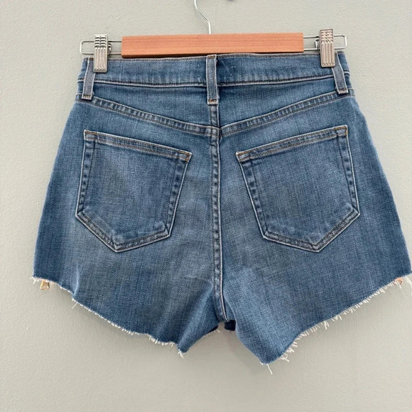 L'Agence Ryland Zipper-Accented Denim Shorts - Picture 8 of 12